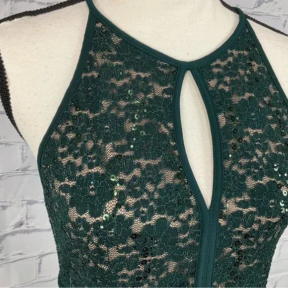 Night Way Lace Bodice Prom Dress, Size 8 - Picture 3 of 14